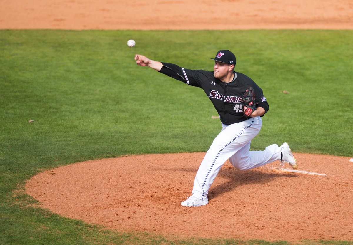SIU_Baseball's tweet photo. Quality outings from Austin McPheron and Jamison Steege today. Combined: 

5.1 IP, 6H, 1R, 4 Ks https://t.co/4V6FbZtlUr