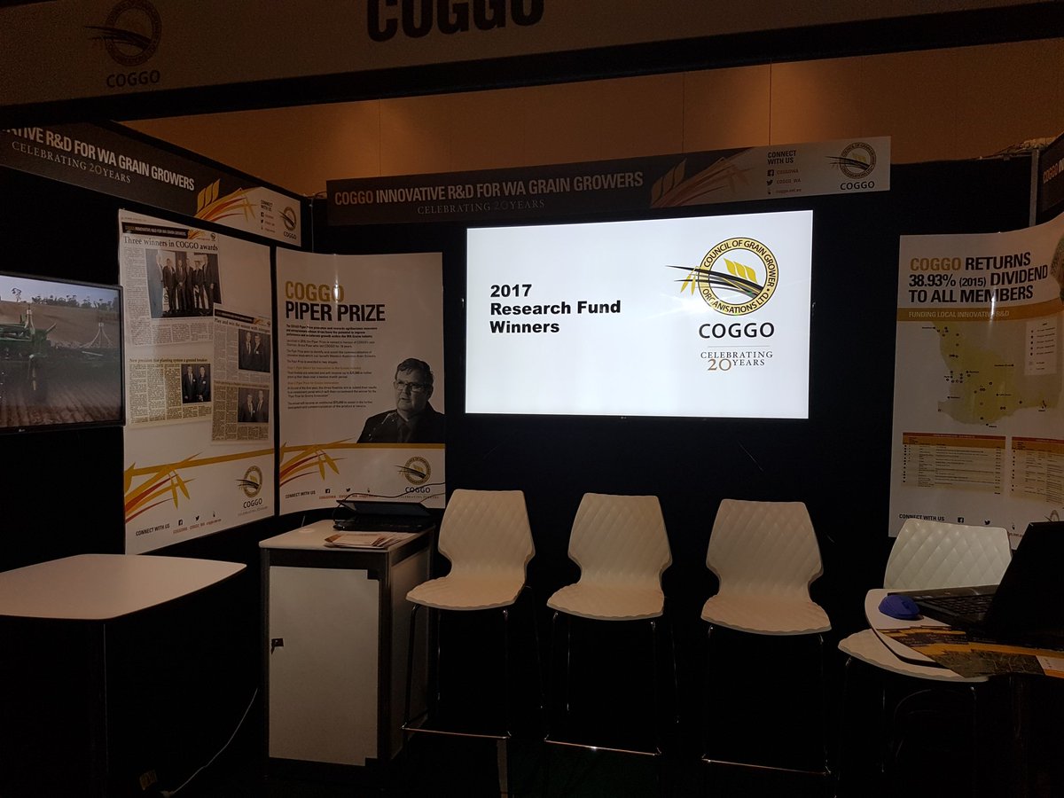 #GRDCUpdates <a href="/theGRDC/">GRDC</a> Set up and ready to roll for the 2017 GRDC Research Updates !