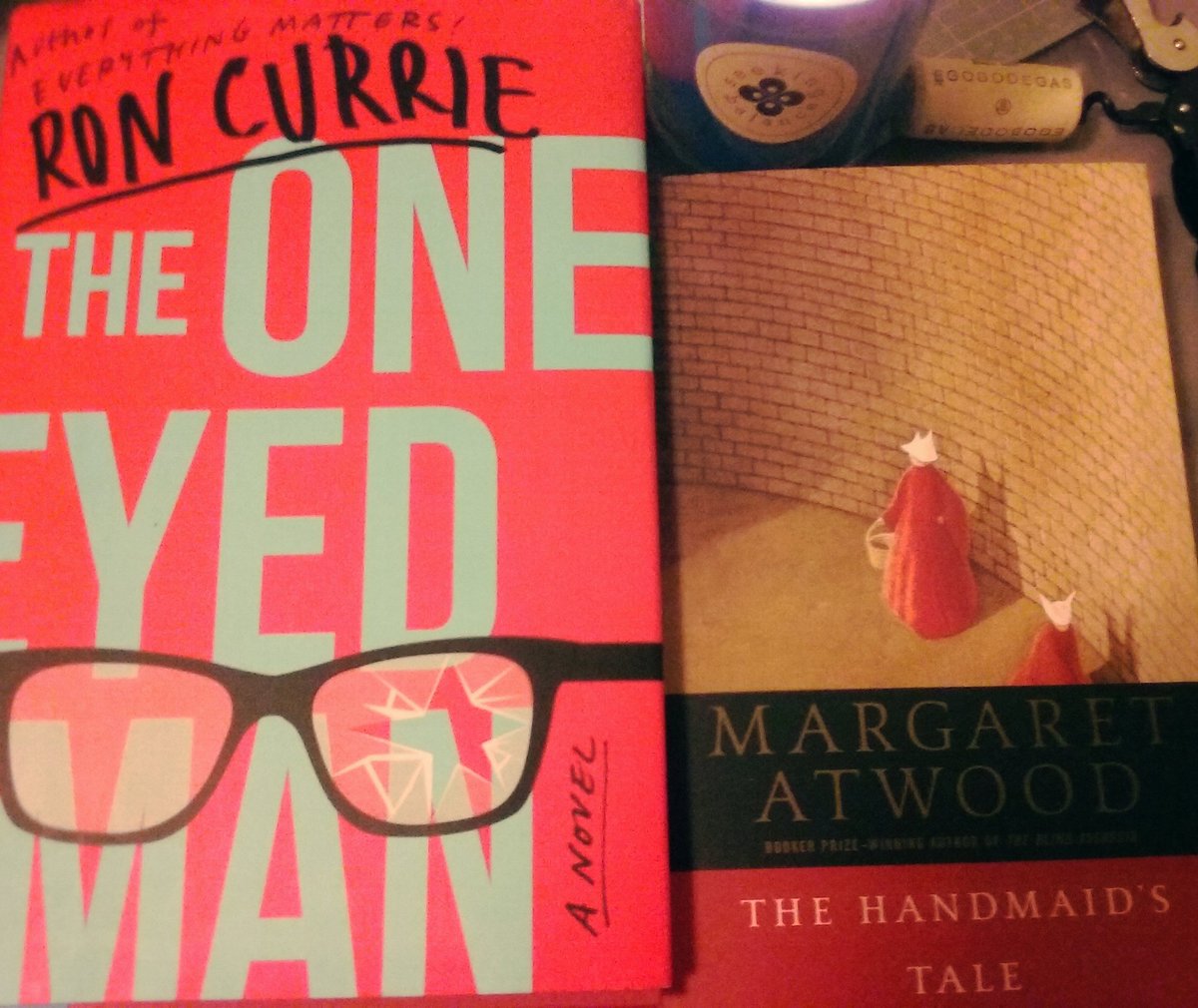 m1ke_dee's tweet photo. @rcurriejr @MargaretAtwood  A new book I can't wait to read and a long time favorite I'm thrilled to revisit. https://t.co/iIfE09oyU4