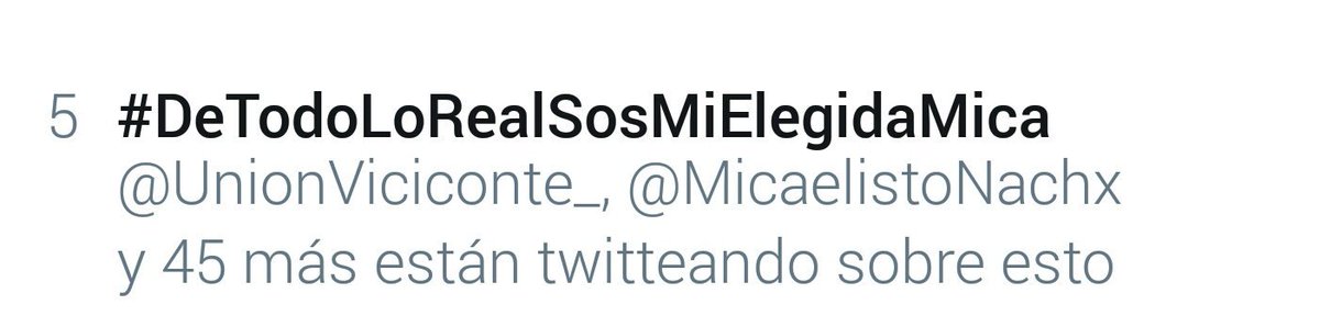 MicaViciconte's tweet photo. Gracias x el TT https://t.co/yoUmt0YBgw