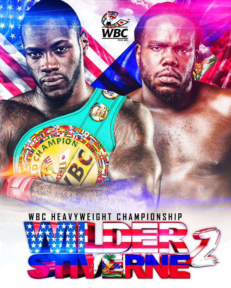IF YOU ALL WANT MORE PROOF THE FIGHT IS ON BETWEEN WILDER VS STIVERNE 2 WELL JUST TAKE A LOOK AT THIS EXCLUSIVE