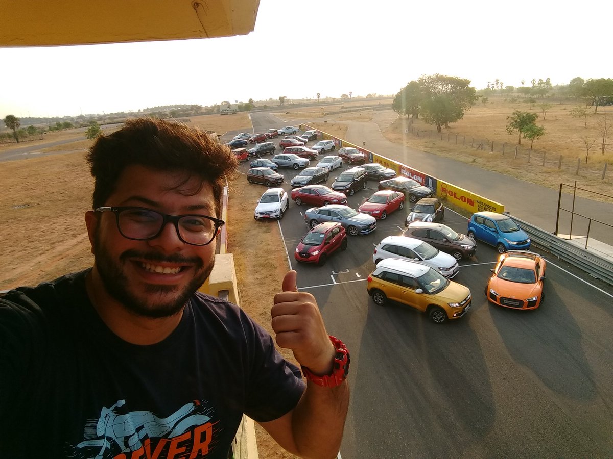 Fun with the boys at #KariMotorSpeedway #TimesAutoAwards @evoIndia