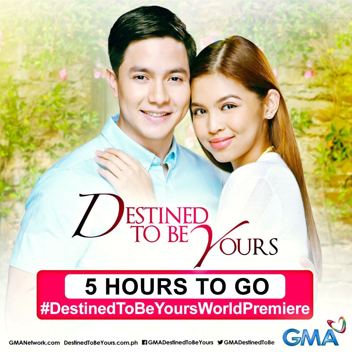 ALDUB_Barbies's tweet photo. 5 HOURS TO GO!!! 
@aldenrichards02 @mainedcm 

#DestinedToBeYoursWorldPremiere 

ctto https://t.co/fDrShi4O5K