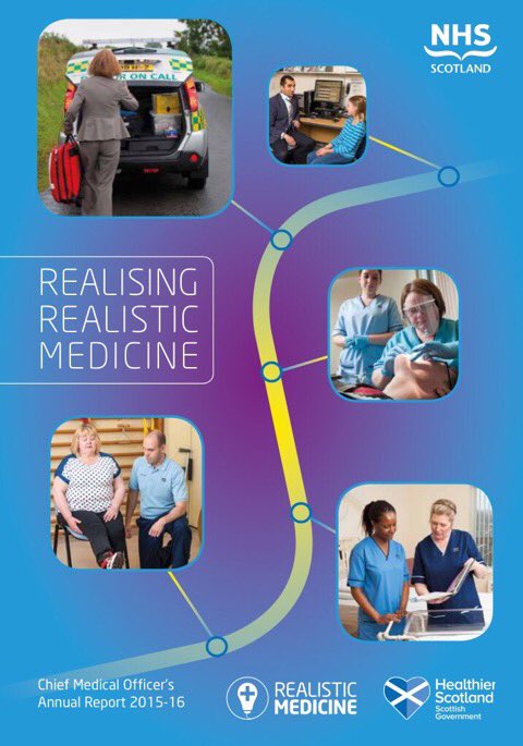 Realising Realistic Medicine - priorities, value, minimising harm &amp; waste in healthcare gov.scot/Resource/0051/…