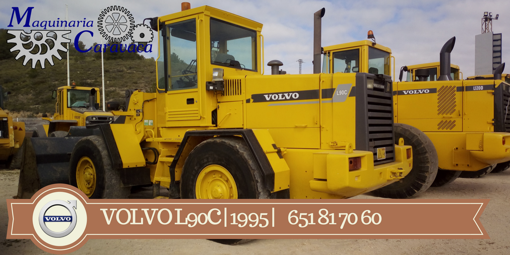 MaquinariaCAR's tweet photo. Pala Cargadora Volvo L 90 C | año: 1995 #Volvo #L70 #Construction #Machinery #Maquinaria #Caravaca https://t.co/NnkTIpYVlL https://t.co/dnQ1KnywyT