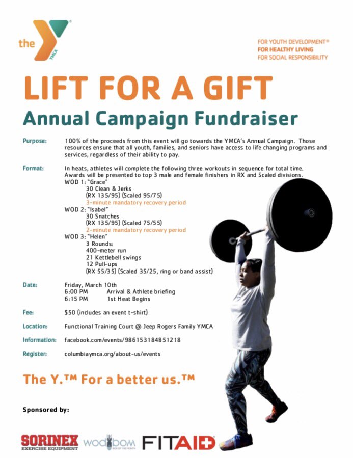 tiplips's tweet photo. #LiftforaGift #YMCAAnnualCampaign #columbiasc https://t.co/ue7744KfSs