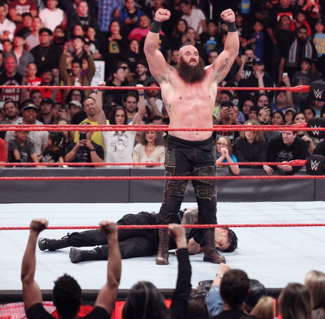 And then for a second week in a row, I put the Big Dog down. Tomorrow won't change. (@ArtificialWWE <a href="/ActuaIWWE/">NOT WWE.</a> @ReaIWWE <a href="/ActuaIUniverse/">@actuaiuniverse</a>)