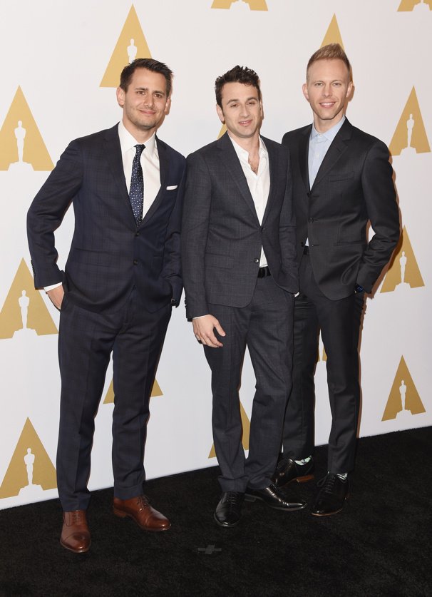 Congratulations, <a href="/pasekandpaul/">Pasek and Paul</a>! "To all the kids who sing in the rain and to all the moms who let them!" #oscars bit.ly/2mkQ1cd