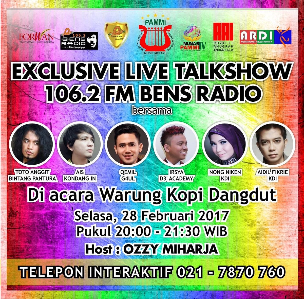 EXCLUSIVE LIVE TALKSHOW 106.2 FM BENS RADIO