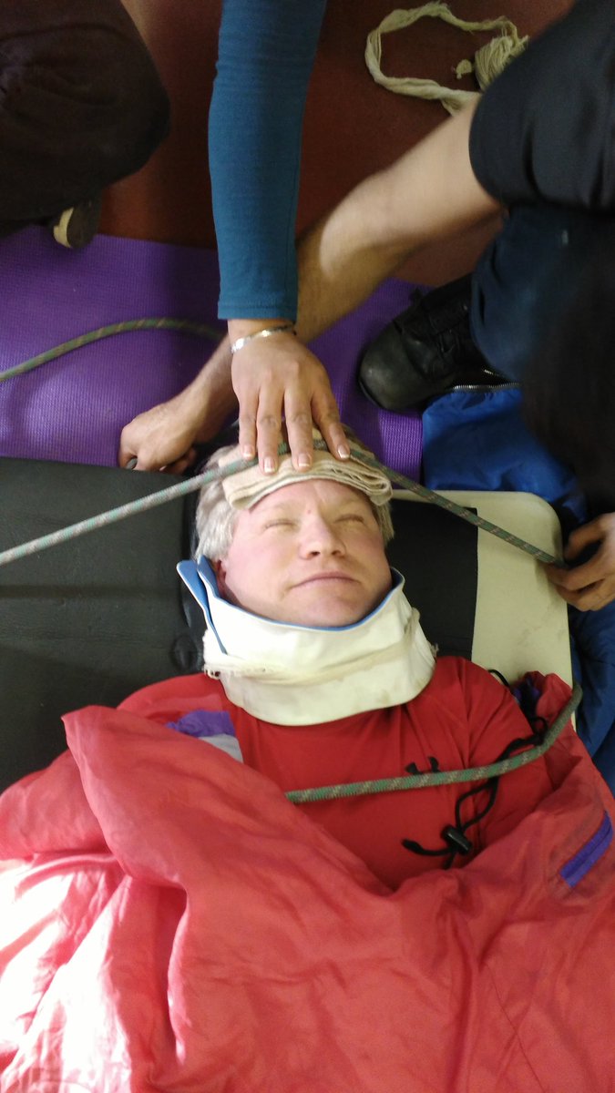 ReclaimPD's tweet image. Advanced Wilderness First Aid. Learning new skills