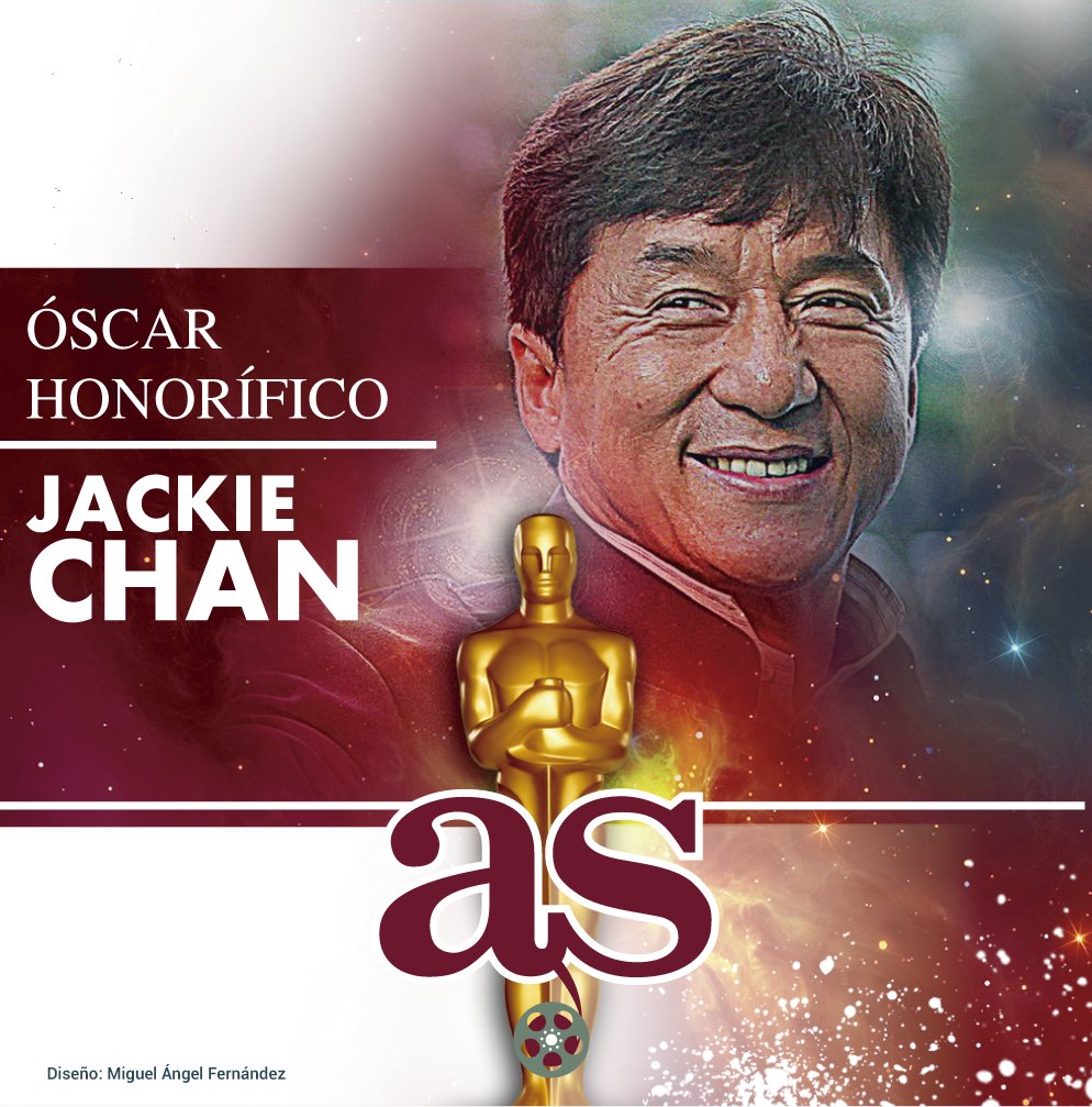 AS_TikitakAS's tweet photo. #Oscars Nuestro homenaje a un grande del cine. Enhorabuena Jackie Chan. ¡¡Te lo mereces!! 🙌 https://t.co/HLCkMsTrt8 https://t.co/icfcYgapdu