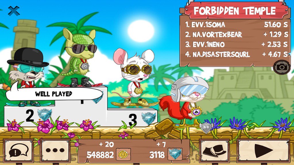 neno987x's tweet image. Having a blast @ #funrun2 #1Soma #VortexBear #DisasterSqurl