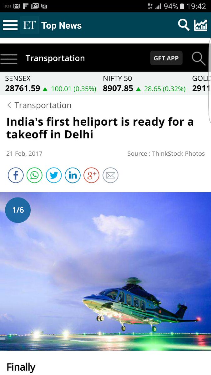 DesigniconArch's tweet image. Proud to share Designicon's recently completed project at Delhi.The first Heliport of India.Scheduled to be inaugurated on 28thFebruary 2017
