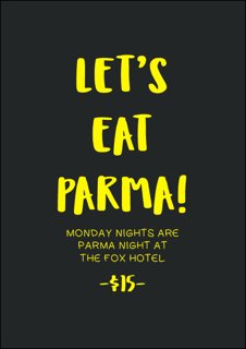 #parma night tonight! Chicken or eggplant, only $15. Let's eat! #cheapeats #melbourne