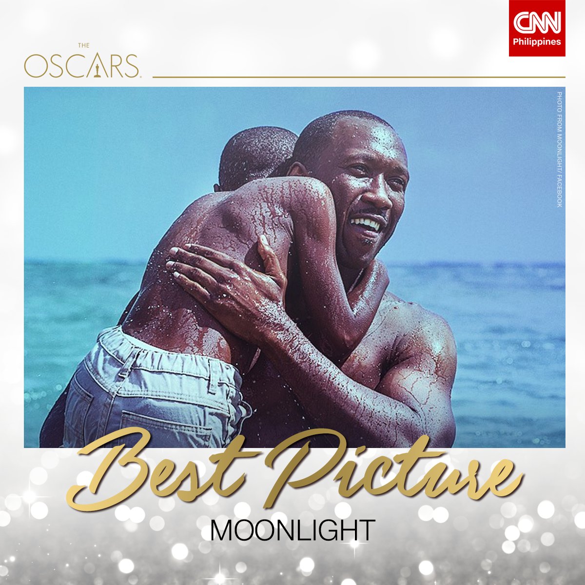 newswatchplusph's tweet photo. 'Moonlight' wins Best Picture award at #Oscars after 'La La Land' mistakenly announced as winner https://t.co/vkaG5km0Hg https://t.co/tFTAh4zXmU