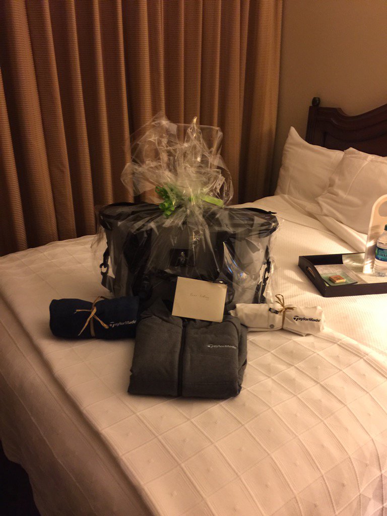 Found this in my hotel room at the TP Classic. Thank you Taylor Made!