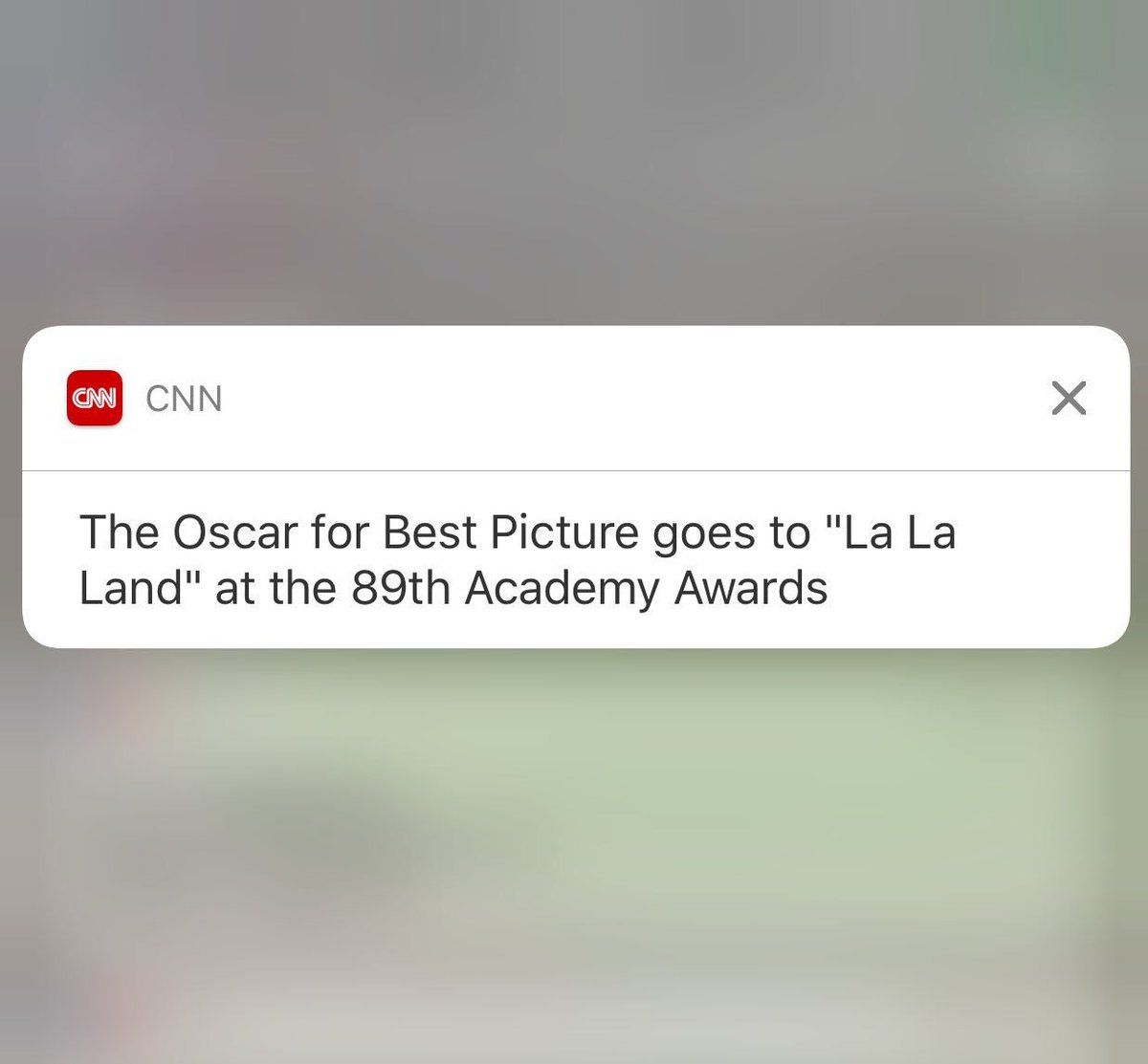 kimberlycomerr's tweet photo. #fakenews #Oscars #Oscars2017 #LALALAND #moonlight #cnn https://t.co/remlXhSzDh