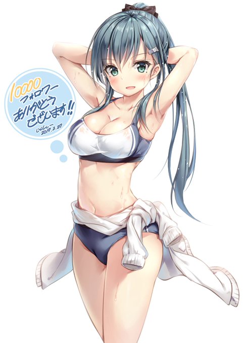 まさかの10000フォロワー達成と言う事で、感謝の陸セパ鈴谷。どうもありがとうございますヽ('∀`*)ノ 