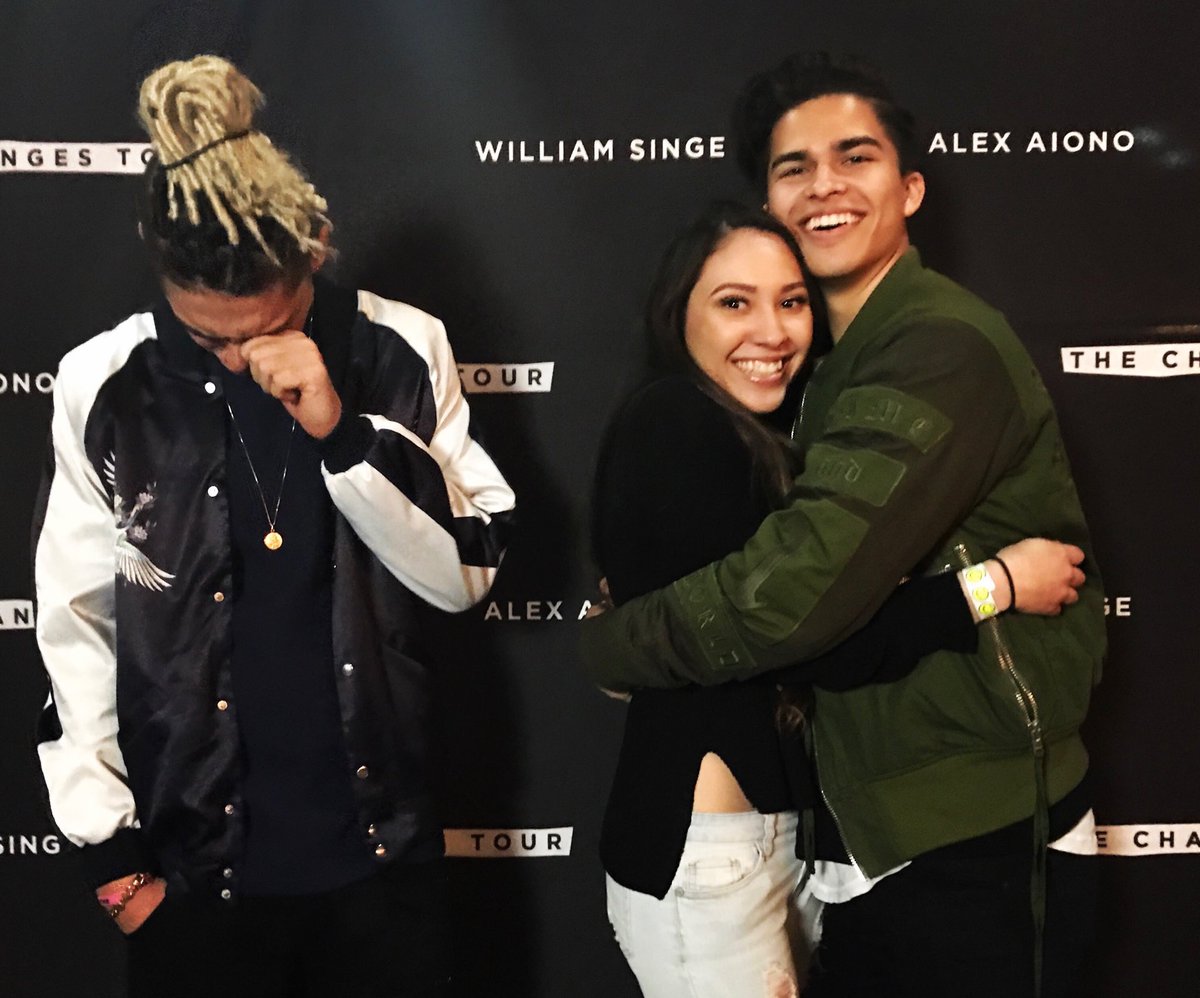 TheChangesTour's tweet photo. UPDATE: photos of @alexaiono and @WillSinge at the #Changestour meet and greet in Sacramento! https://t.co/2RMhbksMQM