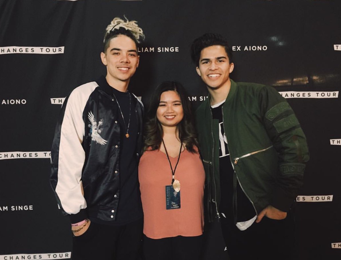 TheChangesTour's tweet photo. UPDATE: photos of @alexaiono and @WillSinge at the #Changestour meet and greet in Sacramento! https://t.co/2RMhbksMQM