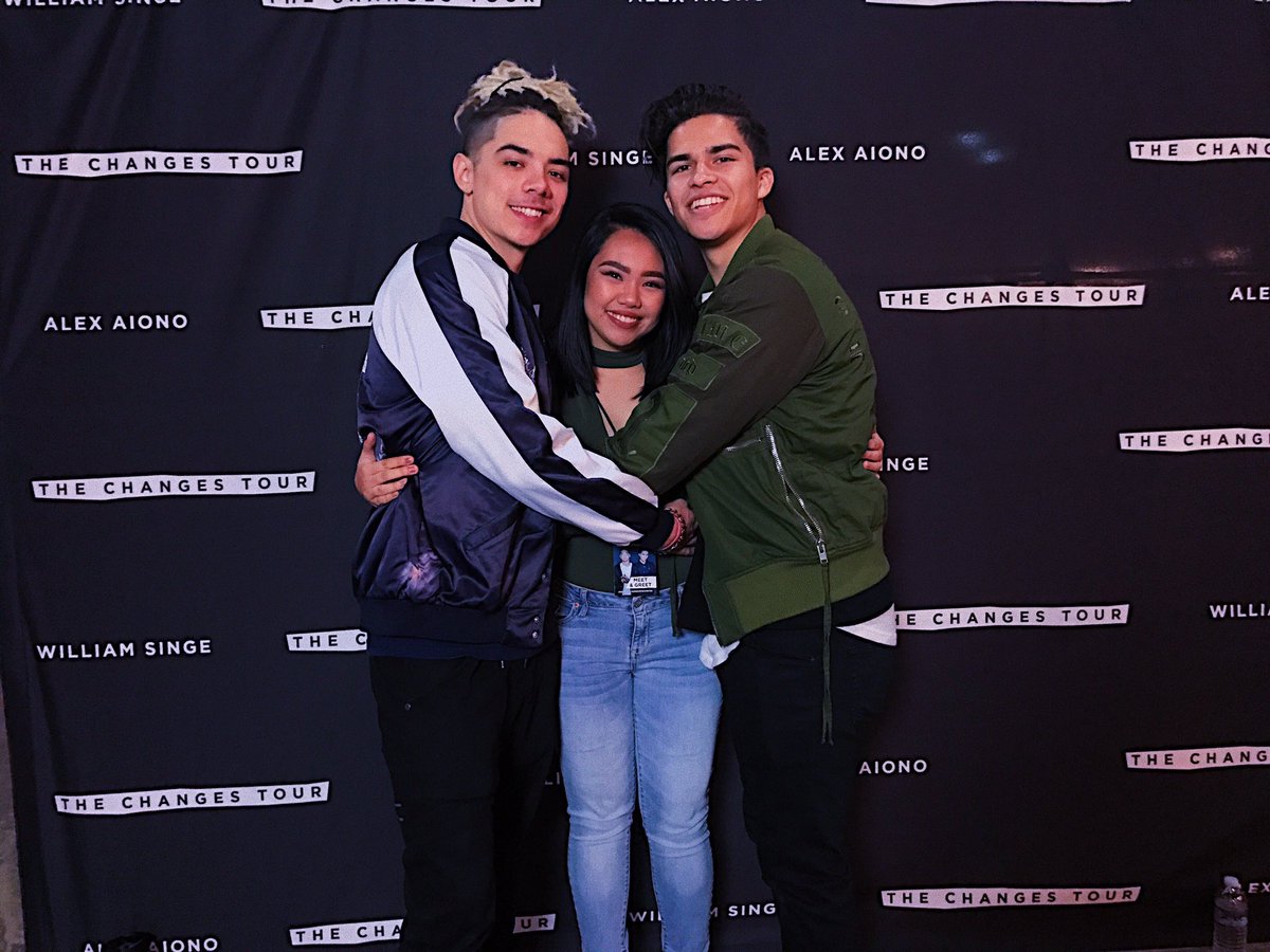 TheChangesTour's tweet photo. UPDATE: photos of @alexaiono and @WillSinge at the #Changestour meet and greet in Sacramento! https://t.co/2RMhbksMQM