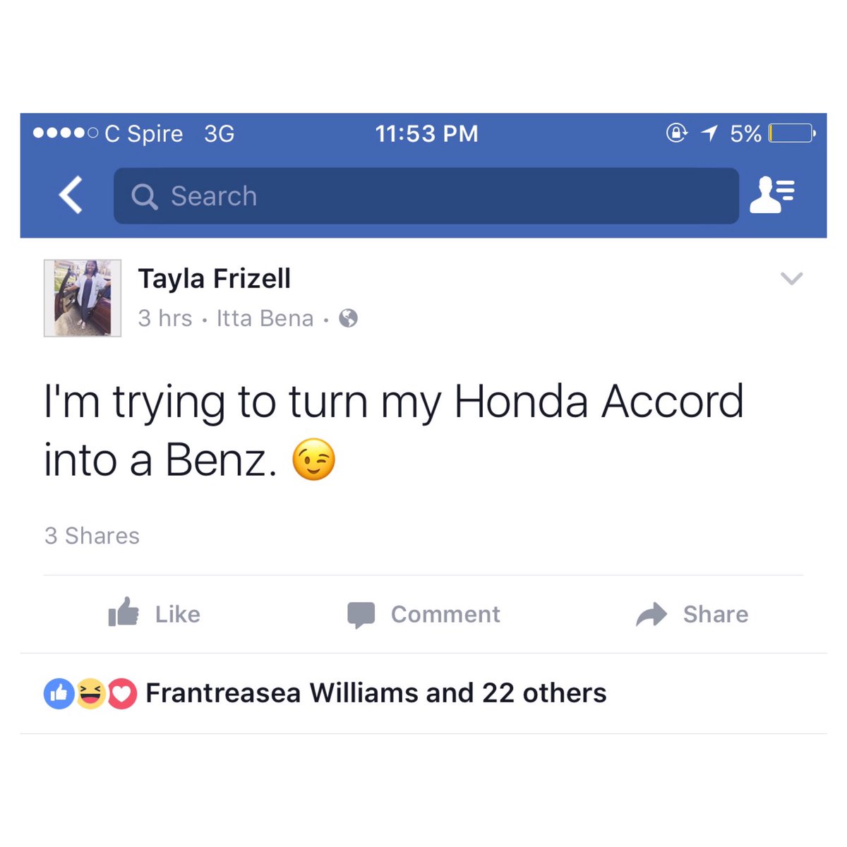 KissMyClassy_'s tweet image. trying to turn my 2010 Honda Accord into a 2018 Benz #PostGraduationGoals