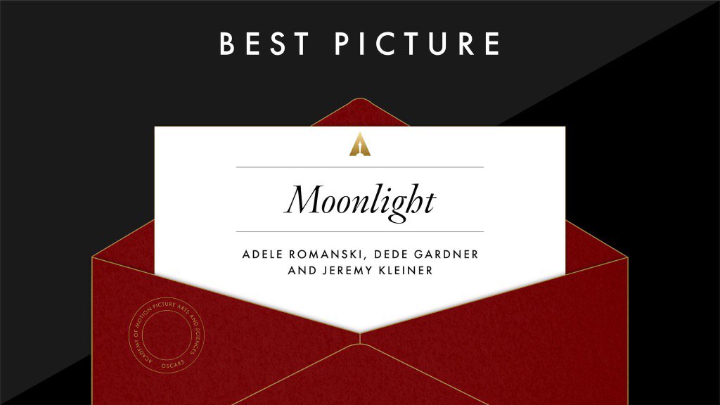 housefmtom's tweet photo. #Oscars2017 had a #MissUniverseMoment in the #BestPicture category. And the Winner is? We should have heard!!! #oops https://t.co/eKWHK4LD0j