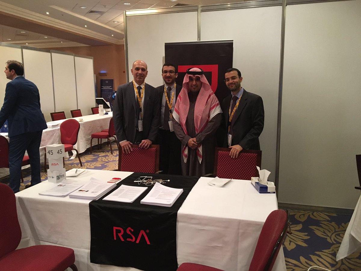 RubsEspinosa's tweet photo. The #RSA team ready to deliver at #ICSCKSA17 in Riyadh. https://t.co/LoGySnEZG4
