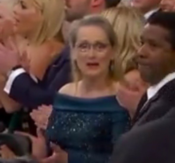 If acting is reacting, Meryl is still the best. #moonlight #oscars #Oscars2017