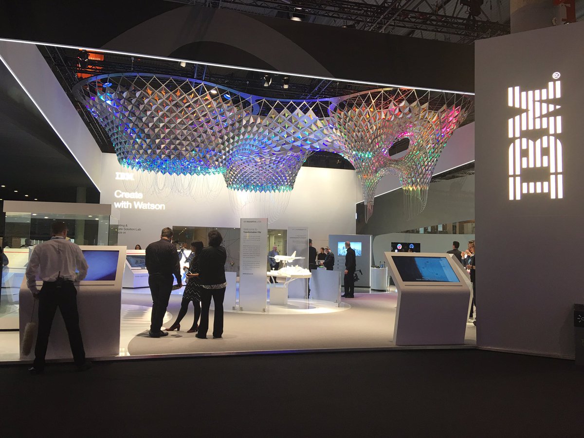 CASacchetti's tweet image. The unavailing ...The first thinking sculpture inspired by Gaudi created with Watson. @ibmmobile @ibminteractive #mobileinsights mwc2017