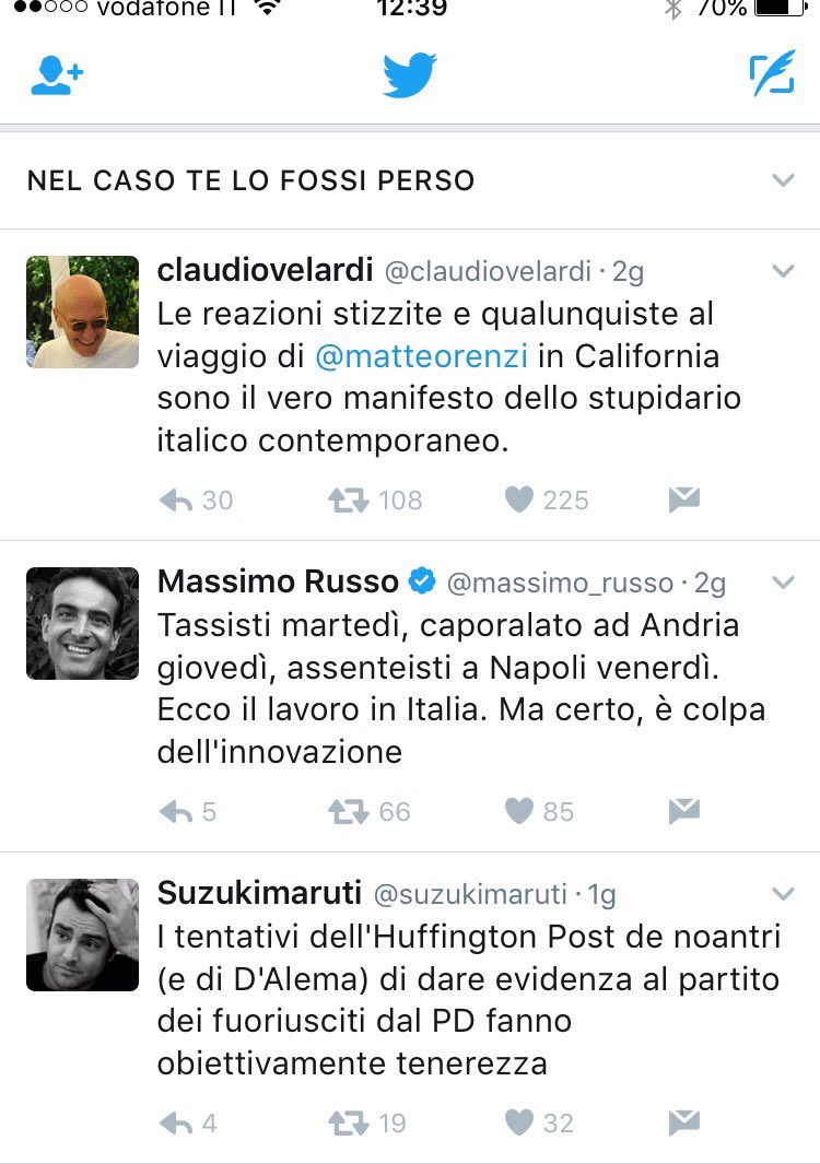 Anche il mio algoritmo di Twitter è già sceso in campo per le #PrimariePD 
Ed è indiscutibilmente renziano...