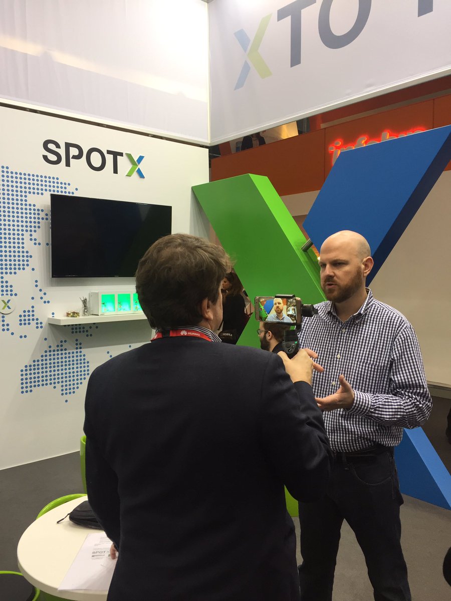 SpotX's tweet photo. Our mobile man @TheBigKlosowski is talking to @mkdirecto at #mwc17 today. Look out for his interview coming soon! https://t.co/VY9tCsTMsF