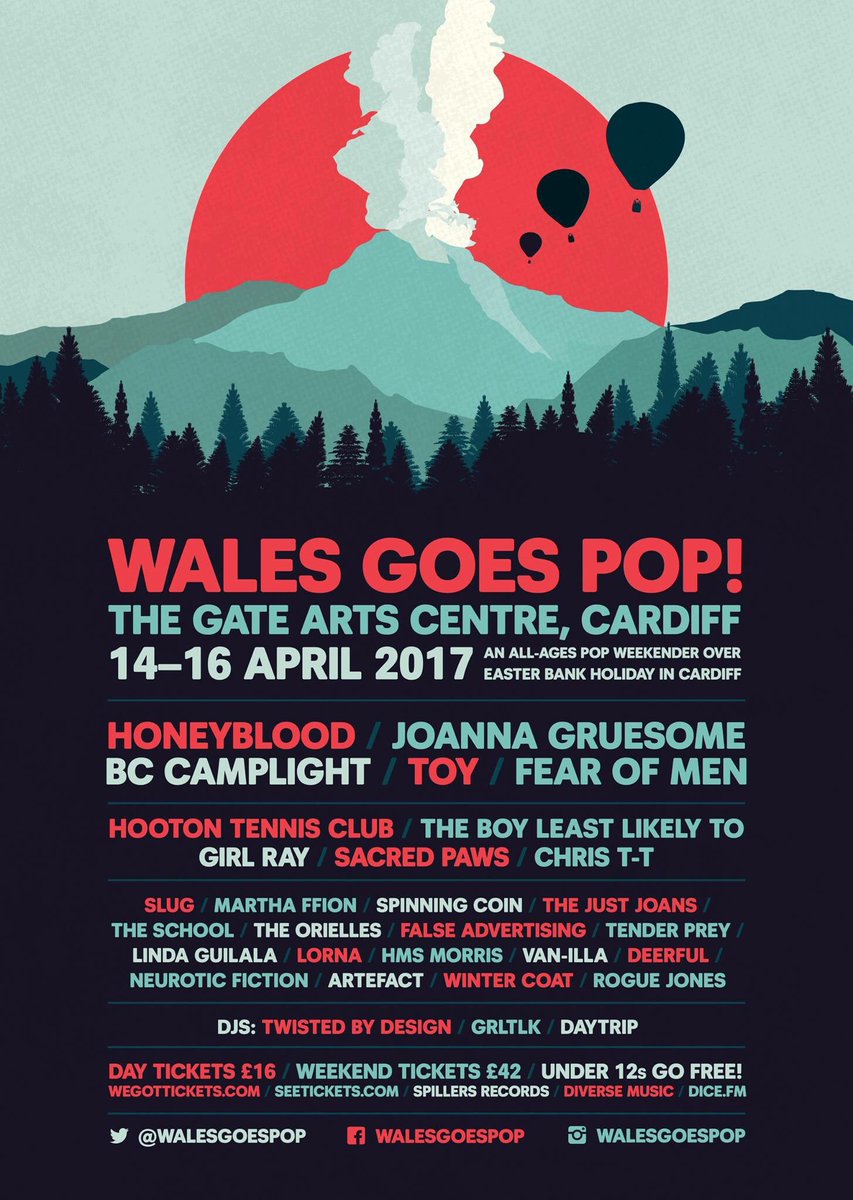 POSTER SHARING COMPETITION!
RT for the chance to win a pair of #walesgoespop 3-day tickets!
Closes Mon 6th March 5pm
Artwork by <a href="/danjonesiam/">IAMDAN</a>