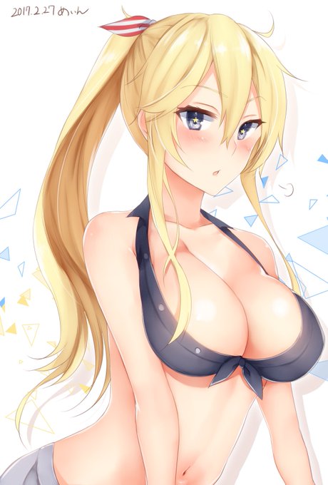 ポニテアイオワ
#艦これ版深夜の真剣お絵描き60分一本勝負
#艦これ版真剣お絵描き60分一本勝負_20170227 