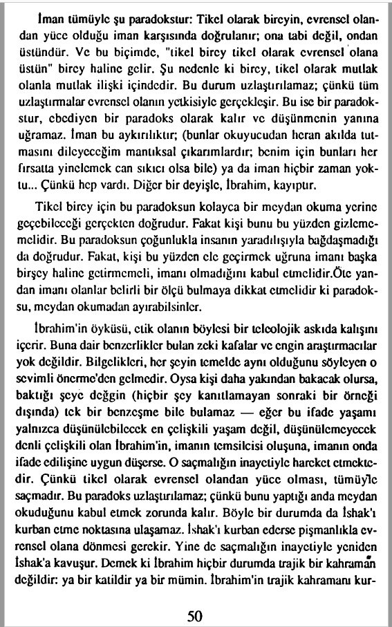 Korku ve Titreme'den