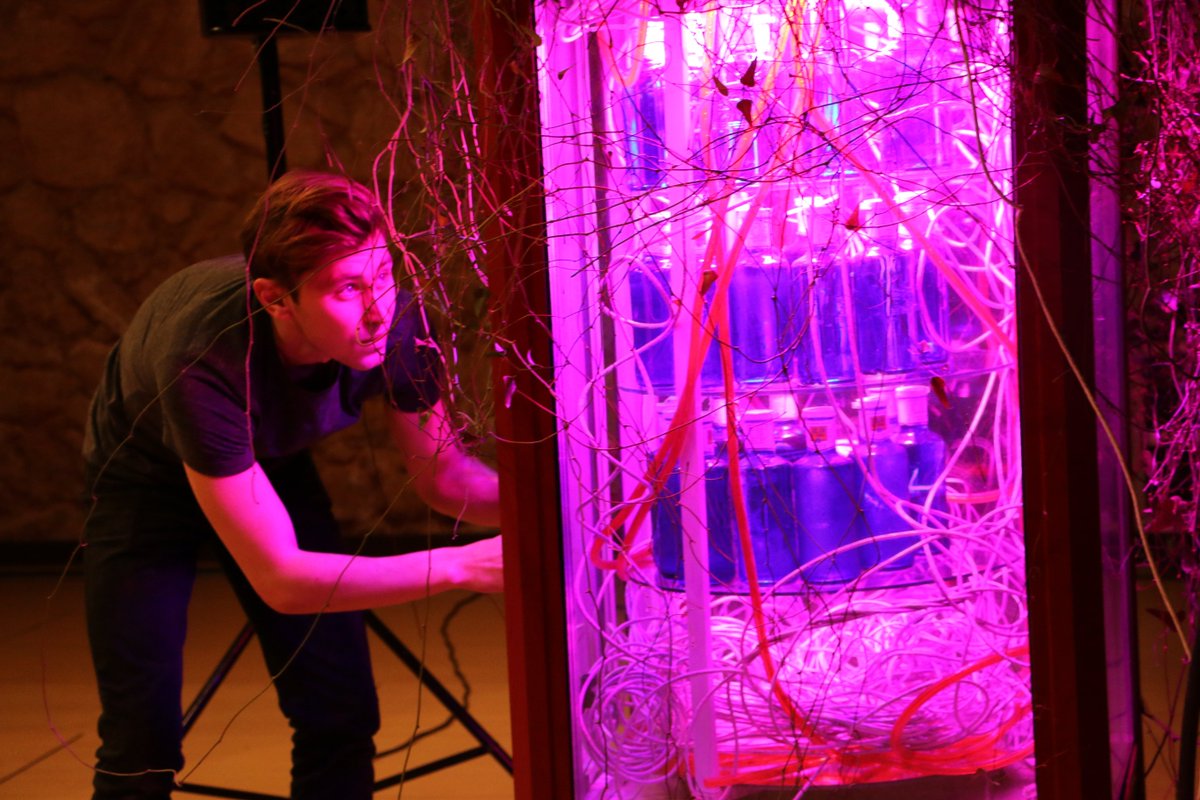 TheSpurProject's tweet image. The artist Pierre Pauze is going through with his project #WaterMemory in the @EsBaluard's Aljub Hall esbaluard.org/en/noticies/79… #TheSpur