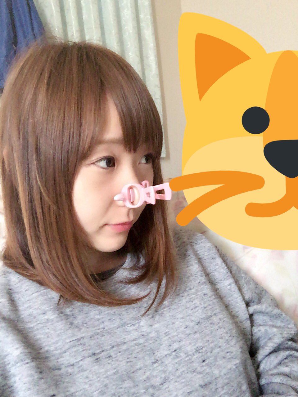 西岡育未 ボートレーサー 鼻高くする洗濯バサミみたいなやつ 笑 気持ち高くなった気がする 笑 バドミントンでやってしまった腰もほぼ完治や 笑 リハビリしてこよ T Co K6gss5k50r Twitter