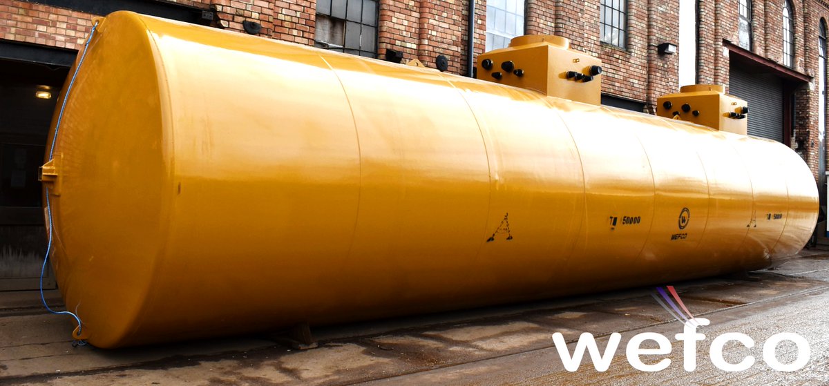 One of our fully completed #underground #doubleskinned #fuelstorage #tanks ready to be shipped to our client. #wefco