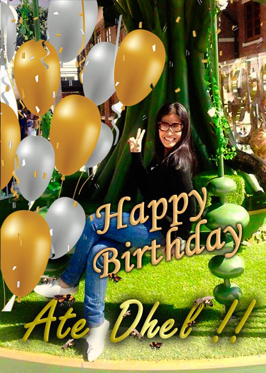 almirabees's tweet photo. Happy Birthday to our Pretty Pretty Ate Dhel @VRendora !! 🎂🎊🎉❤️💕🐝 https://t.co/e5I0b5BNGR