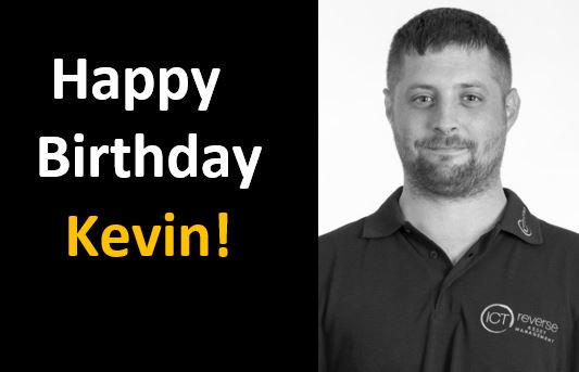 Happy Birthday Kevin Davies! From all your mates at ICT Reverse 