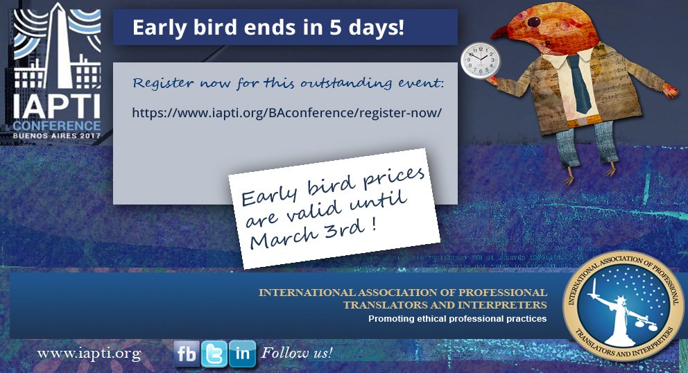 auhumaran's tweet photo. Just a quick reminder that our special rates for #APTI2017 #xl8 #t9n #1nt end in 5 days. https://t.co/xJjPd4RSiw https://t.co/gpwzBM4Ayd