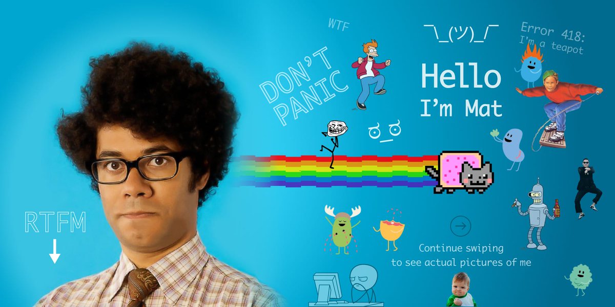 daformat's tweet image. Totally had fun hacking a [very] nerdy tinder profile #imateapot