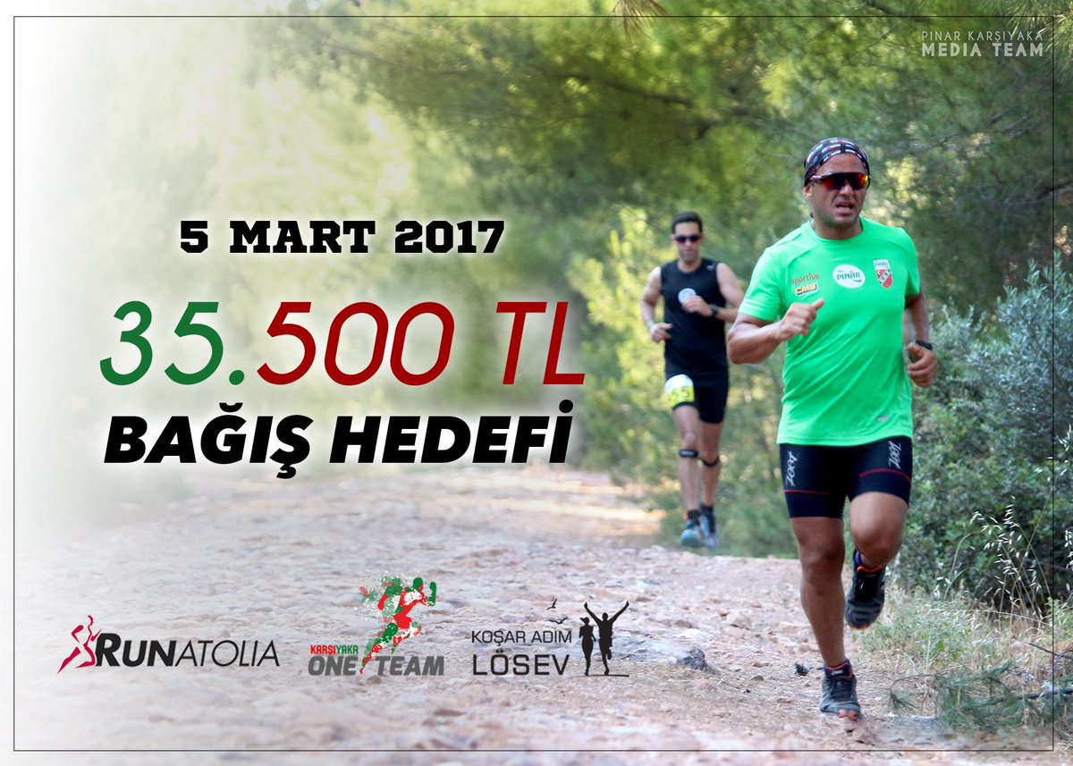 Biz koşalım onlar yaşasın! Az ya da çok demeden destekleyin olur mu? #Runatolia #KoşarAdımLÖSEV @kskoneteam losev.org.tr/ozelgun/KosarA…