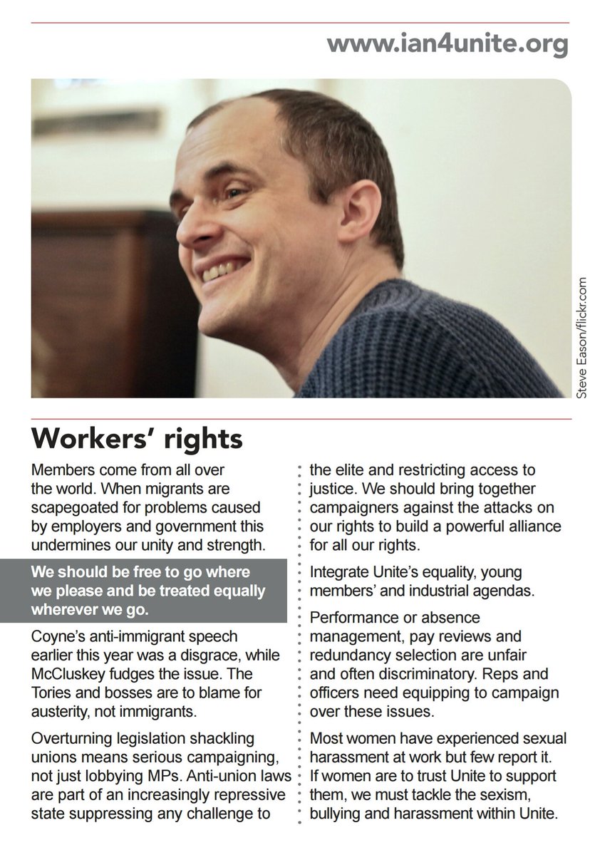 officialhuminho's tweet photo. Vote @ian4unite for Unite GS #Unitetheunion #GSelection #rankandfile https://t.co/79XHDQfFVA