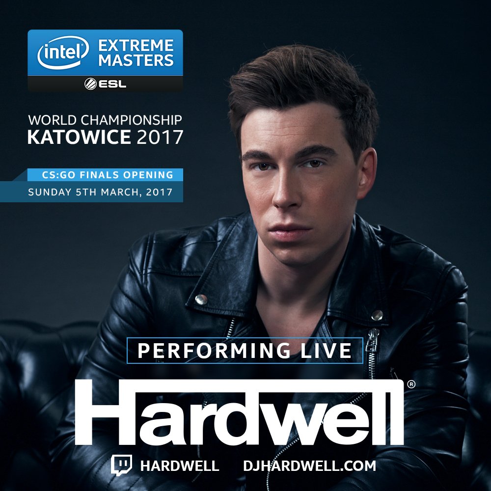 None other than <a href="/HARDWELL/">Hardwell</a> will be performing live on stage ahead of the #IEM Katowice #CSGO World Championship grand finals!