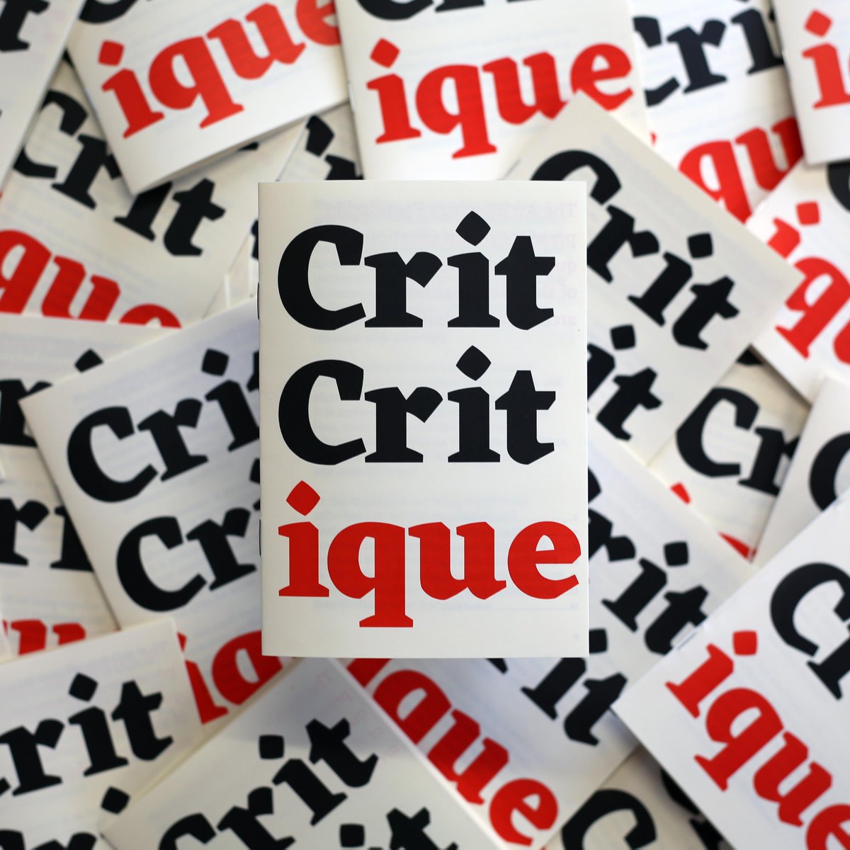 ArchFoundation's tweet photo. Crit Critique, a free publication offering six challenges to architecture's crit culture edited by the AF: https://t.co/4T8g7NLfd6 https://t.co/XdvP0UpigU