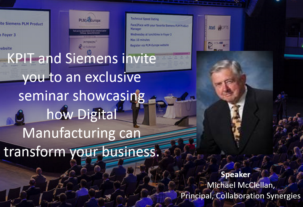 KPIT's tweet image. Learn how Future of Manufacturing is Smart from Michael McClellan (MESA). Know More: sie.ag/2lTy8Nj