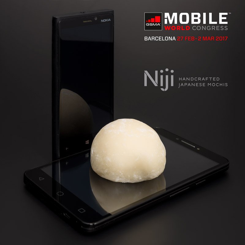 ¿Cómo no íbamos a ofrecer nuestros mochis al Mobile World Congress 2017? #MWC17