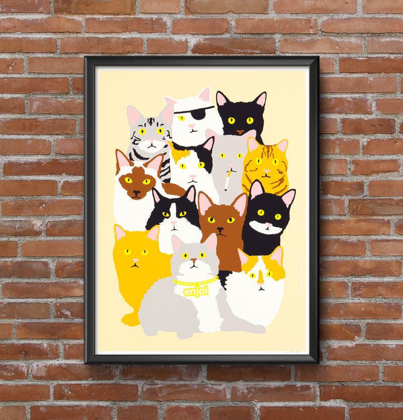 stafmagazine's tweet photo. #stafshop | @WinstonTseng "cat prints" and others prints are availables in our Staf Shop:  https://t.co/BrS3RrMLri
#winstontseng #print https://t.co/r6rsWmGoiT