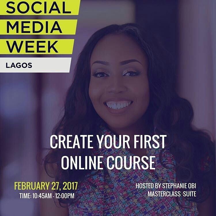 StephObi's tweet photo. Cant make it to my session .@SMWLagos? Follow the hashtag #SMWcourses now. https://t.co/IweHuz6qIz